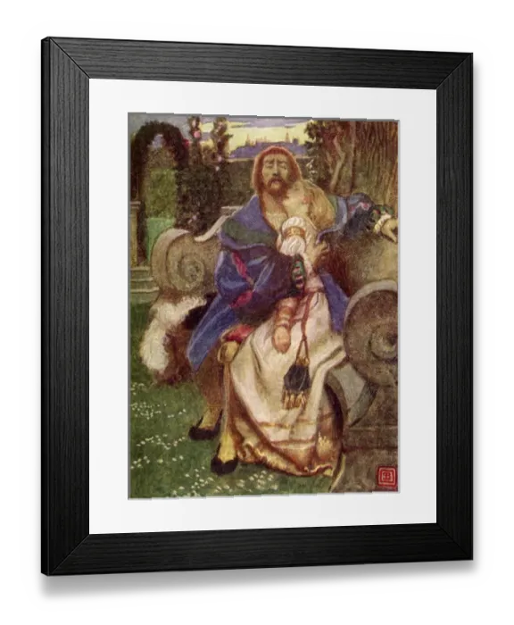 Framed Print : Scene from the opera, Faust, by Charles Gounod Framed Print : Scene from the opera, Faust, by Charles Gounod