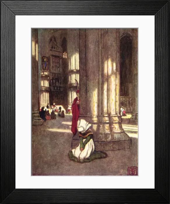 Framed Print : Scene from the opera, Faust, by Charles Gounod Framed Print : Scene from the opera, Faust, by Charles Gounod
