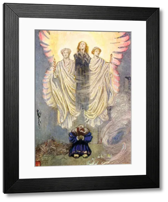 Framed Print : Scene from the opera, Faust, by Charles Gounod Framed Print : Scene from the opera, Faust, by Charles Gounod