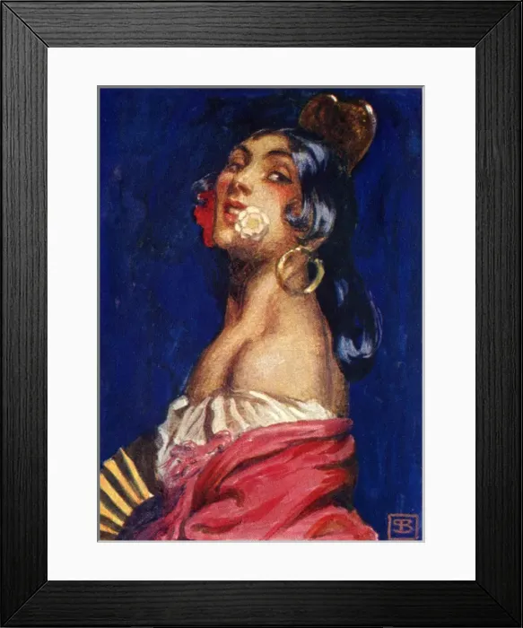 Framed Print : Scene from the opera, Carmen, by George Bizet Framed Print : Scene from the opera, Carmen, by George Bizet