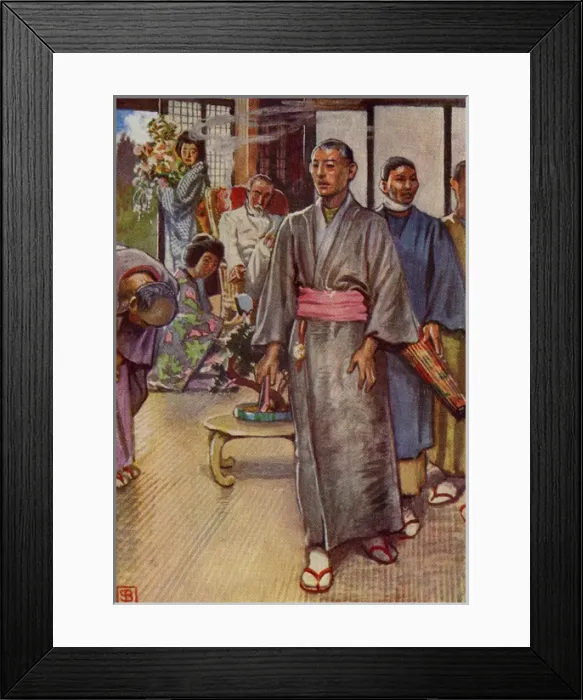Framed Print : Scene from the opera, Madame Butterfly, by Giacomo Puccini Framed Print : Scene from the opera, Madame Butterfly, by Giacomo Puccini