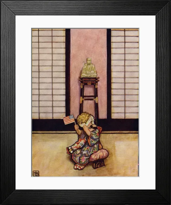 Framed Print : Scene from the opera, Madame Butterfly, by Giacomo Puccini Framed Print : Scene from the opera, Madame Butterfly, by Giacomo Puccini