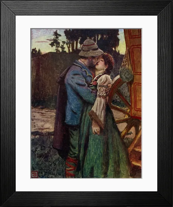 Framed Print : Scene from the opera, I Pagliacci, by Ruggiero Leoncavallo Framed Print : Scene from the opera, I Pagliacci, by Ruggiero Leoncavallo