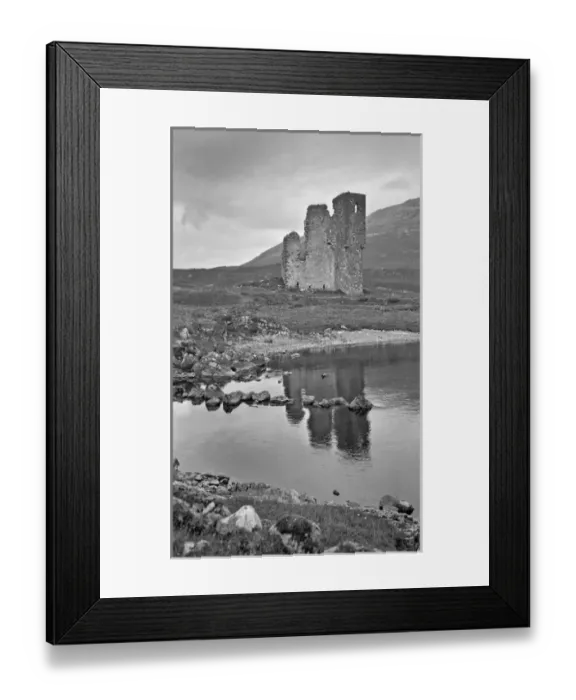 Framed Print : Ruined building in a landscape Framed Print : Ruined building in a landscape