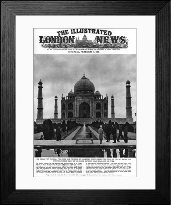 Framed Print : The royal visit to India Framed Print : The royal visit to India