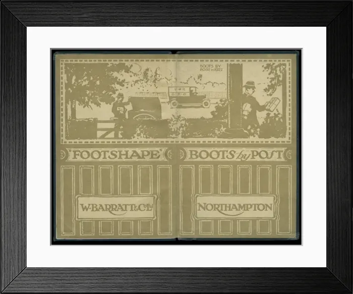 Framed Print : Brochure cover, W Barratt & Co Ltd, Northampton Framed Print : Brochure cover, W Barratt & Co Ltd, Northampton