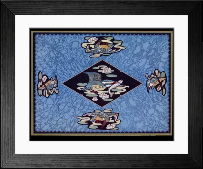 Framed Print : Chocolate box design, kingfishers Framed Print : Chocolate box design, kingfishers