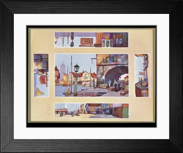 Framed Print : Chocolate box design, waterside scenes Framed Print : Chocolate box design, waterside scenes