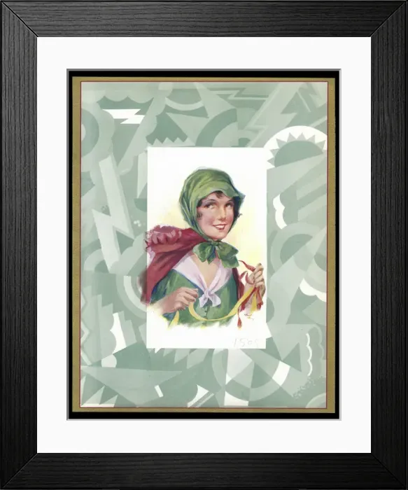 Framed Print : Chocolate box design, smiling lady Framed Print : Chocolate box design, smiling lady