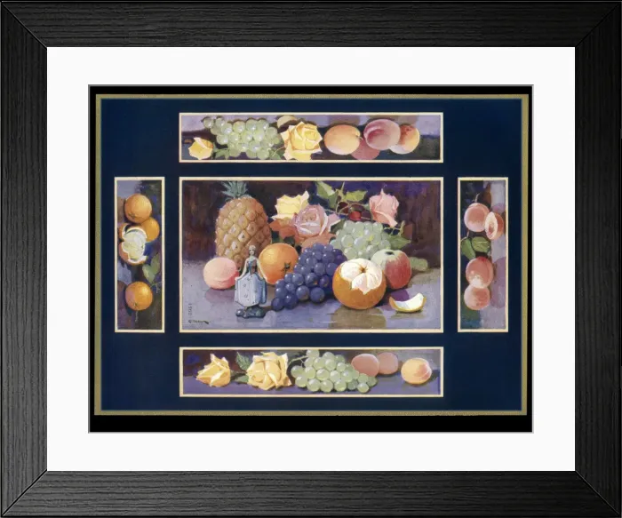 Framed Print : Chocolate box design, arrangements of fruit Framed Print : Chocolate box design, arrangements of fruit