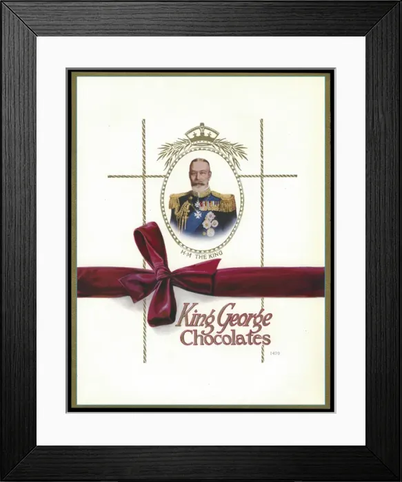 Framed Print : Chocolate box design, King George V Framed Print : Chocolate box design, King George V
