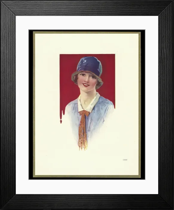 Framed Print : Chocolate box design, smiling lady Framed Print : Chocolate box design, smiling lady