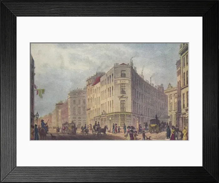 Framed Print : Piccadilly from Coventry Street Framed Print : Piccadilly from Coventry Street