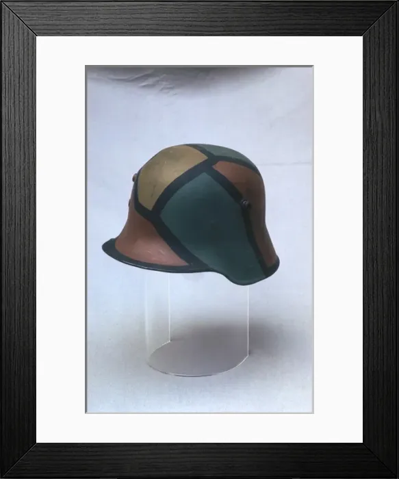 Framed Print : German helmet, WW1 Framed Print : German helmet, WW1