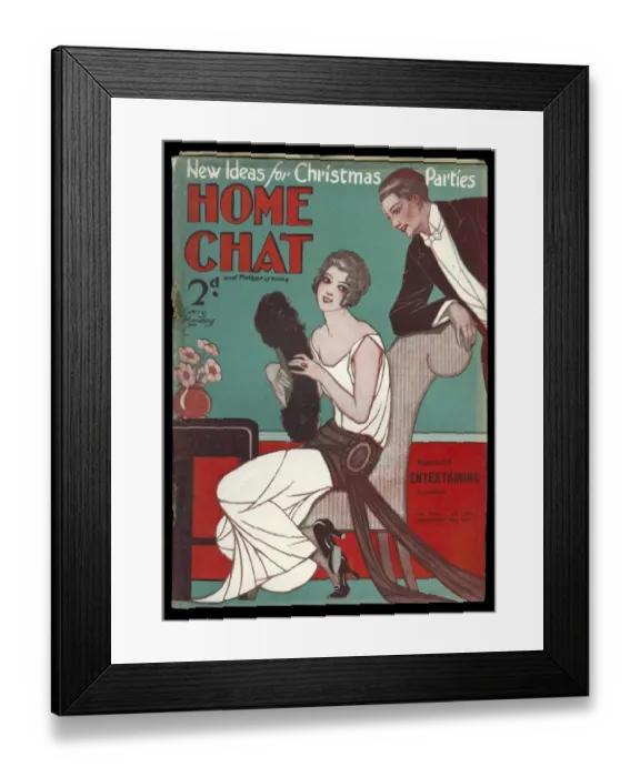 Framed Print : Cover of Home Chat Magazine Framed Print : Cover of Home Chat Magazine