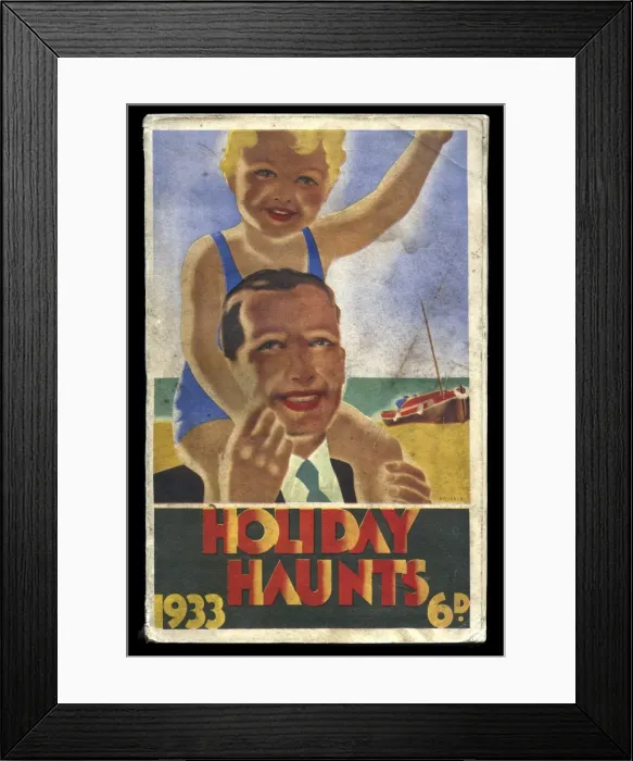 Framed Print : Cover design, Holiday Haunts Framed Print : Cover design, Holiday Haunts