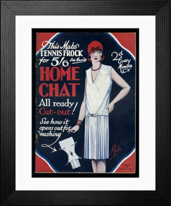 Framed Print : Cover of Home Chat Magazine Framed Print : Cover of Home Chat Magazine