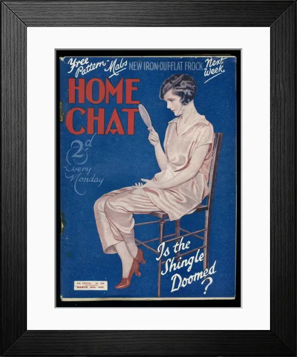 Framed Print : Cover of Home Chat Magazine Framed Print : Cover of Home Chat Magazine
