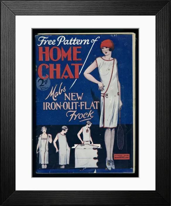Framed Print : Cover of Home Chat Magazine Framed Print : Cover of Home Chat Magazine