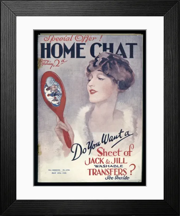 Framed Print : Cover of Home Chat Magazine Framed Print : Cover of Home Chat Magazine