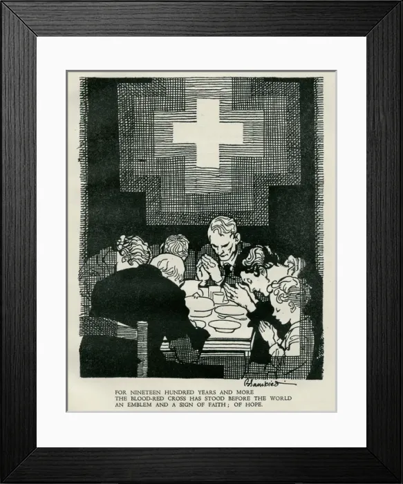 Framed Print : Illustration, Jersey in Jail, praying for deliverance Framed Print : Illustration, Jersey in Jail, praying for deliverance