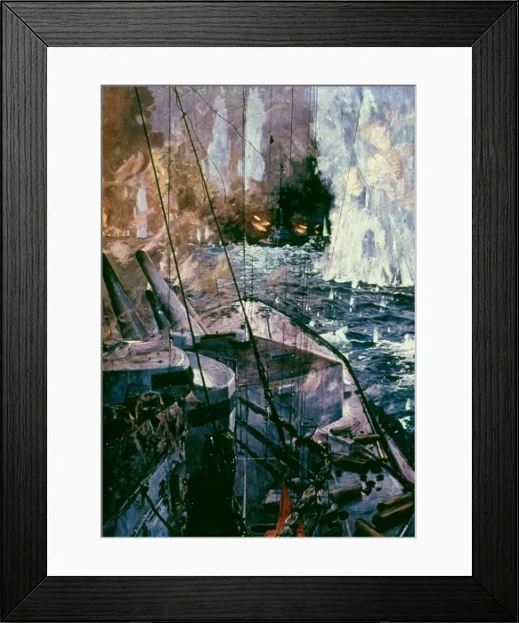 Framed Print : Battle of Jutland, WW1 Framed Print : Battle of Jutland, WW1