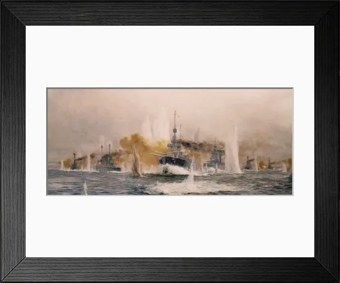 Framed Print : Battle of Jutland, WW1 Framed Print : Battle of Jutland, WW1