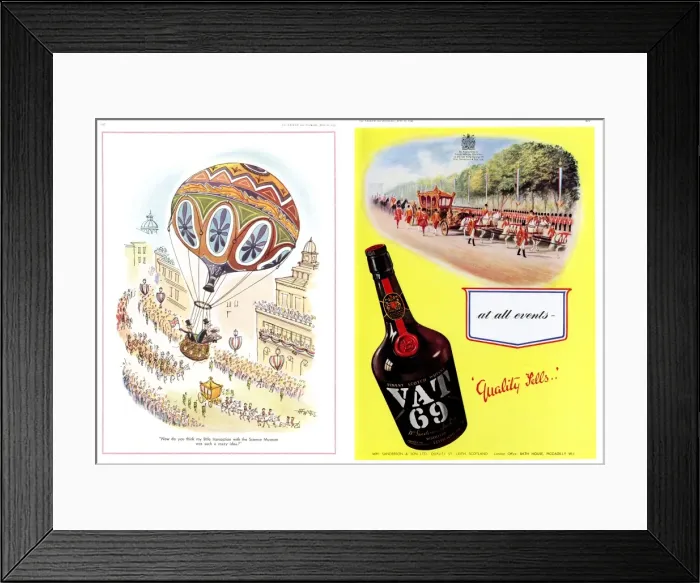 Framed Print : Coronation celebrations in The Tatler Framed Print : Coronation celebrations in The Tatler