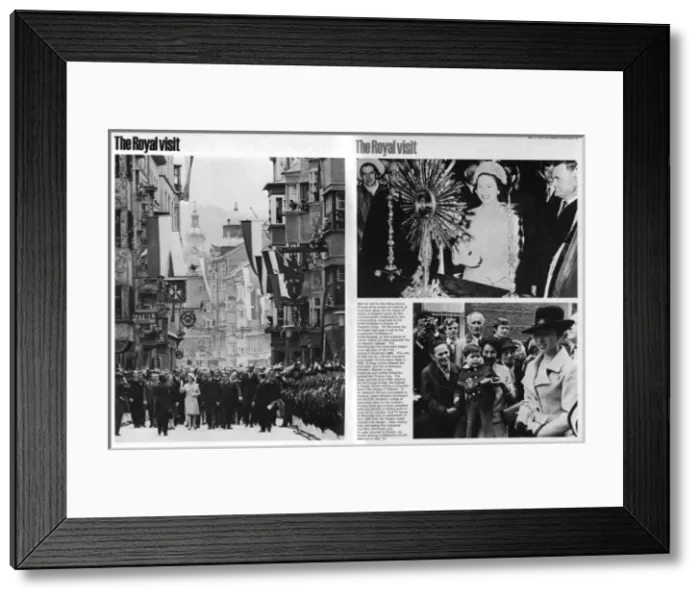 Framed Print : Royal visit to Austria Framed Print : Royal visit to Austria