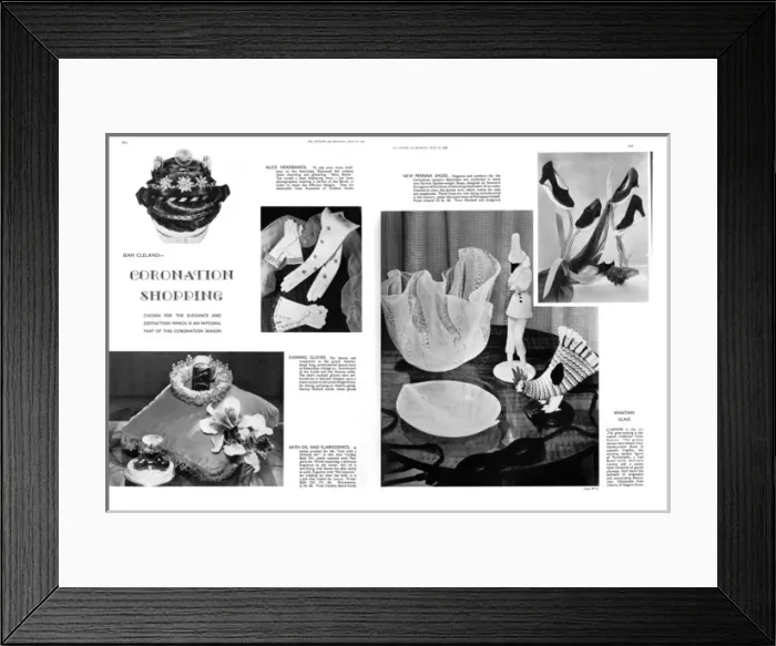 Framed Print : Coronation shopping Framed Print : Coronation shopping