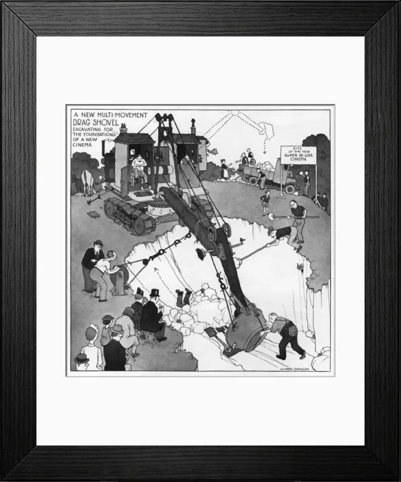 Framed Print : The Gentle Art of Excavating - A New Multi-Movement Drag Sho Framed Print : The Gentle Art of Excavating - A New Multi-Movement Drag Sho