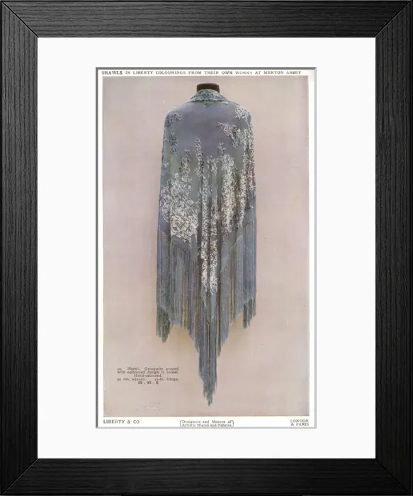 Framed Print : Liberty shawl Framed Print : Liberty shawl
