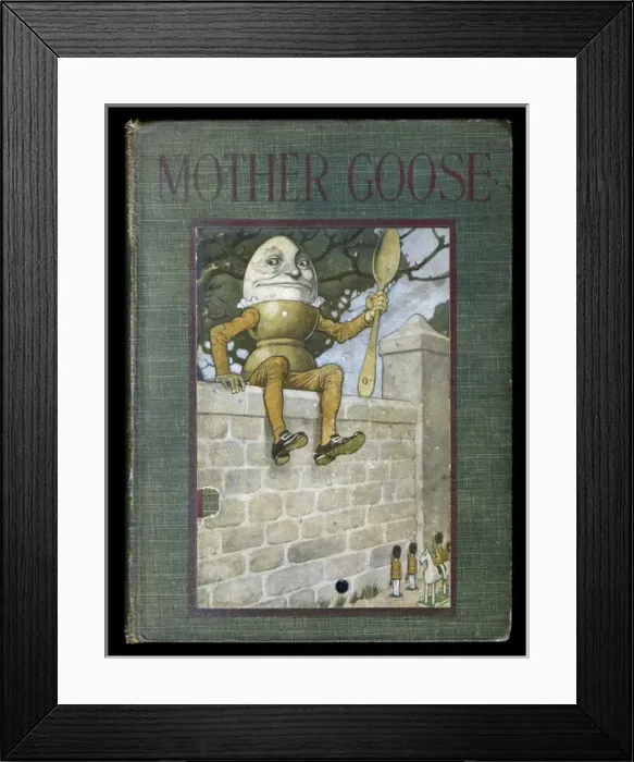 Framed Print : Cover design, Mother Goose Framed Print : Cover design, Mother Goose