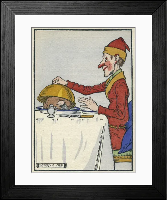 Framed Print : Mother Goose illustration Framed Print : Mother Goose illustration