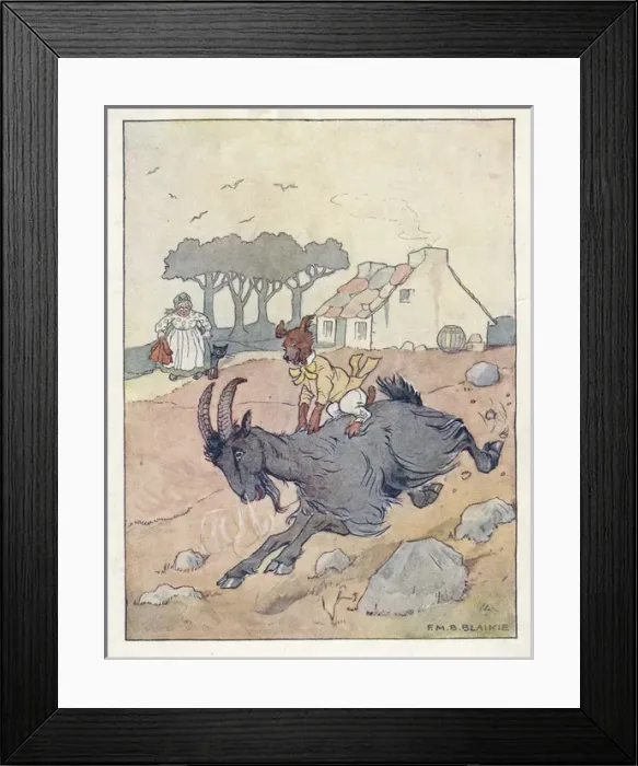Framed Print : Nursery Rhymes -- Old Mother Hubbard Framed Print : Nursery Rhymes -- Old Mother Hubbard