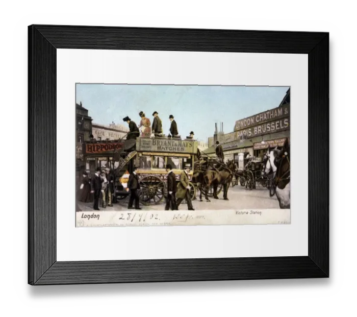 Framed Print : London Victoria Train Station Framed Print : London Victoria Train Station
