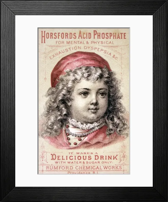 Framed Print : Advertisement for Horsfords Acid Phosphate Framed Print : Advertisement for Horsfords Acid Phosphate