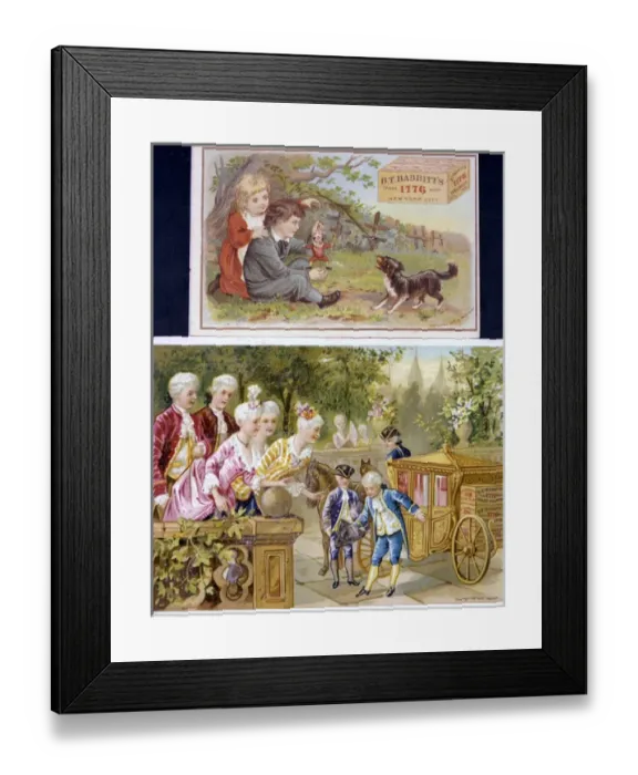Framed Print : Advertisement for B. T. Babbitts Soap Framed Print : Advertisement for B. T. Babbitts Soap