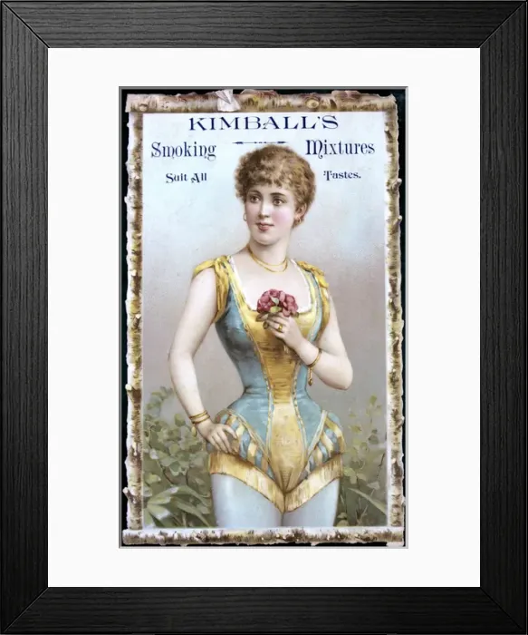 Framed Print : Advertisement for Kimballs Smoking Mixtures Framed Print : Advertisement for Kimballs Smoking Mixtures