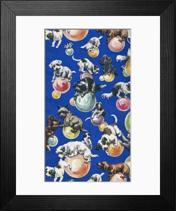 Framed Print : Wrapping Paper Sample Design