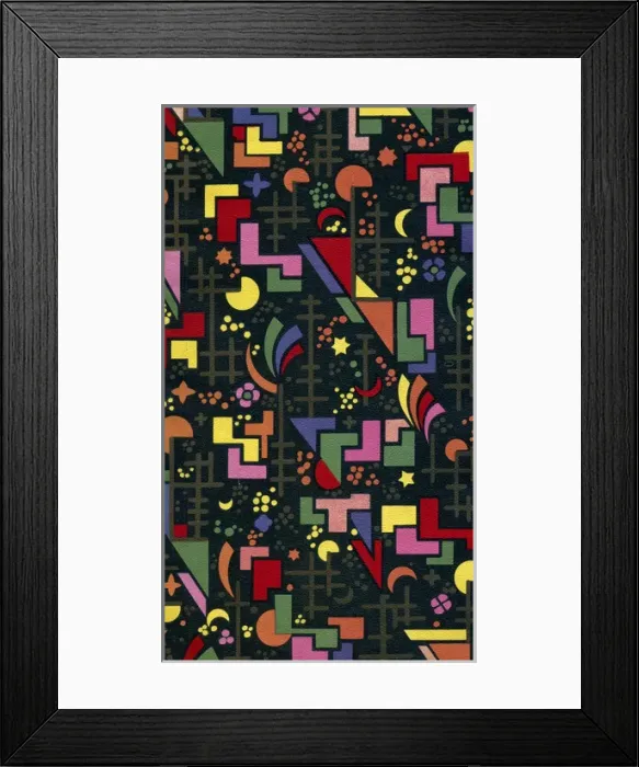 Framed Print : Wrapping Paper Sample Design
