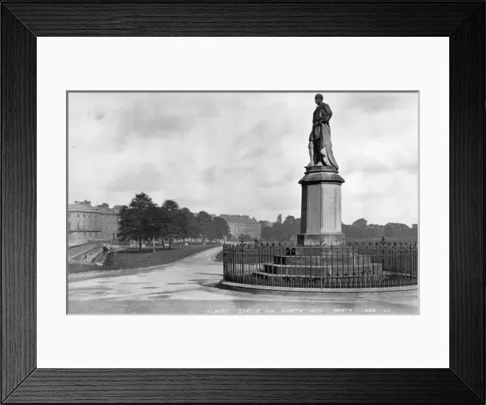 Framed Print : Statue of Albert - Perth, Scotland Framed Print : Statue of Albert - Perth, Scotland