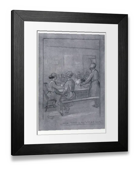 Framed Print : Womens Royal Air Force -- Lunch Time Framed Print : Womens Royal Air Force -- Lunch Time