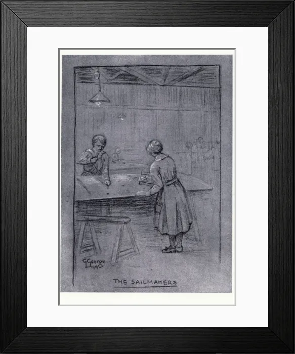 Framed Print : Womens Royal Air Force -- Sailmakers Framed Print : Womens Royal Air Force -- Sailmakers