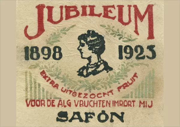 Fruit Label -- Jubileum