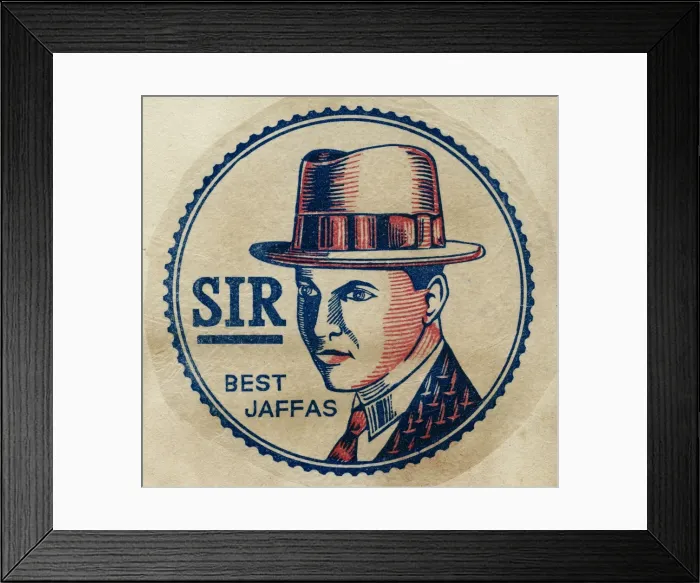 Framed Print : Fruit Label -- Jaffa oranges Framed Print : Fruit Label -- Jaffa oranges
