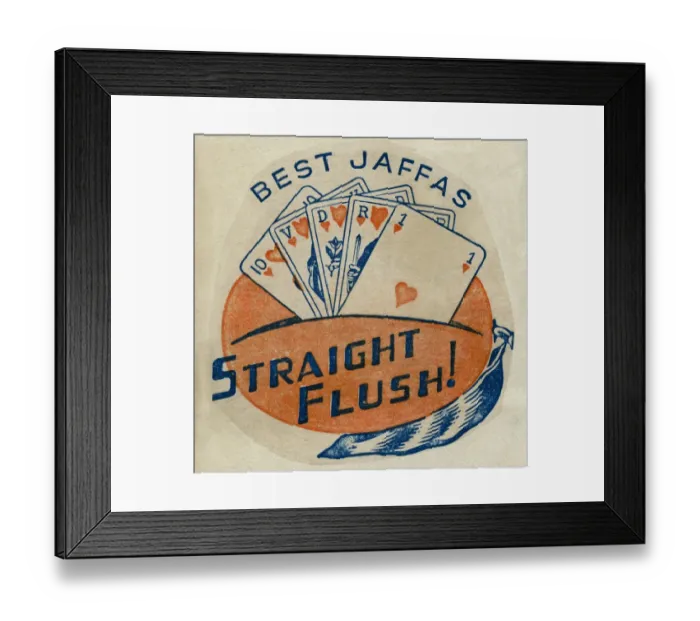 Framed Print : Fruit Label -- Jaffa oranges Framed Print : Fruit Label -- Jaffa oranges