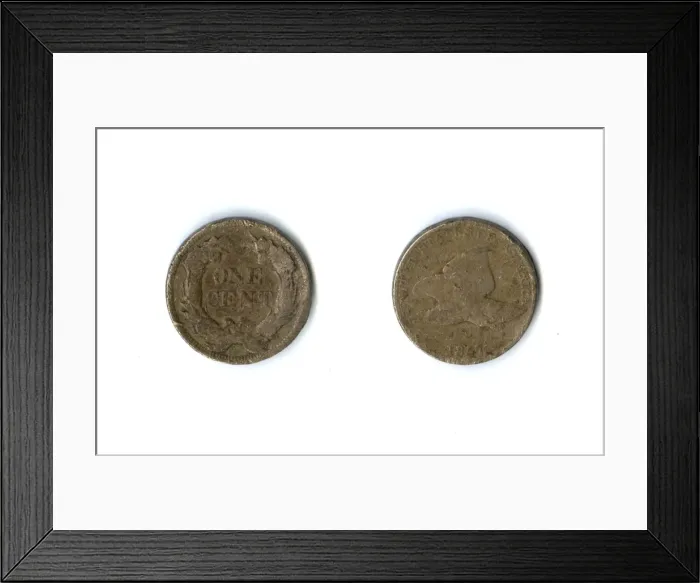 Framed Print : American coin, one cent Framed Print : American coin, one cent