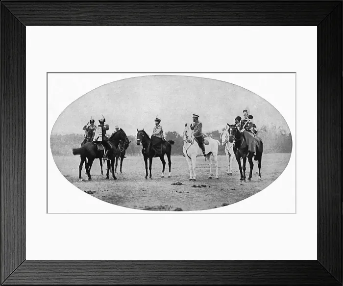 Framed Print : Tsar Nicholas II and his two eldest daughters Framed Print : Tsar Nicholas II and his two eldest daughters