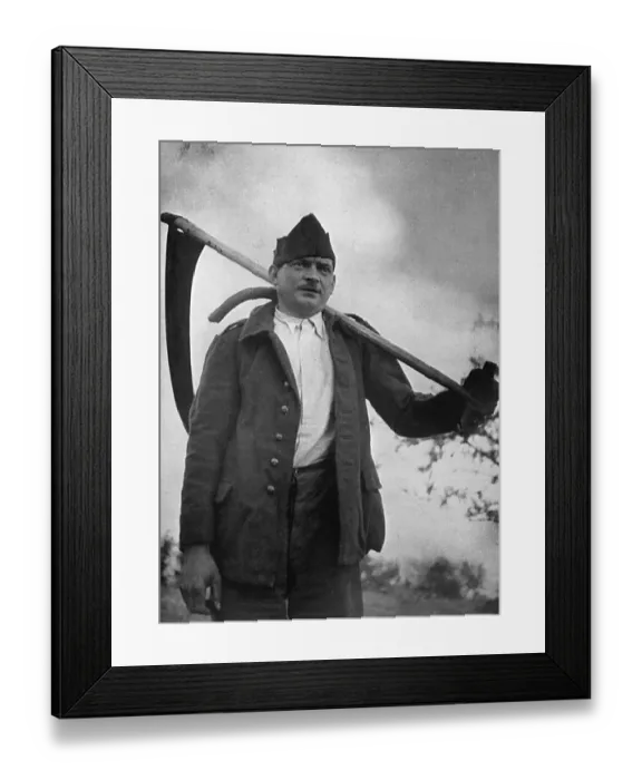Framed Print : Poilu en permisson, WWII Framed Print : Poilu en permisson, WWII